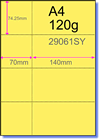 4 perforated event tickets yellow single stub