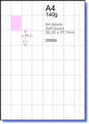 64 multi-purpose perf. tickets on A4